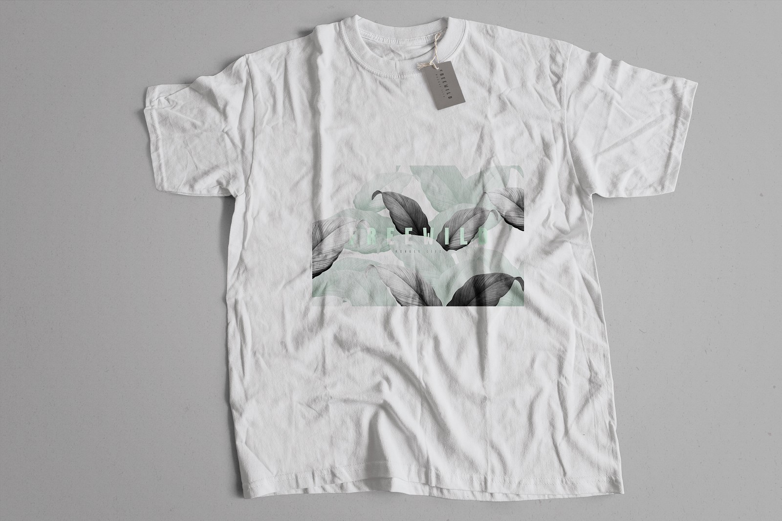 FREEWILD Monkey life illustration - T-shirt