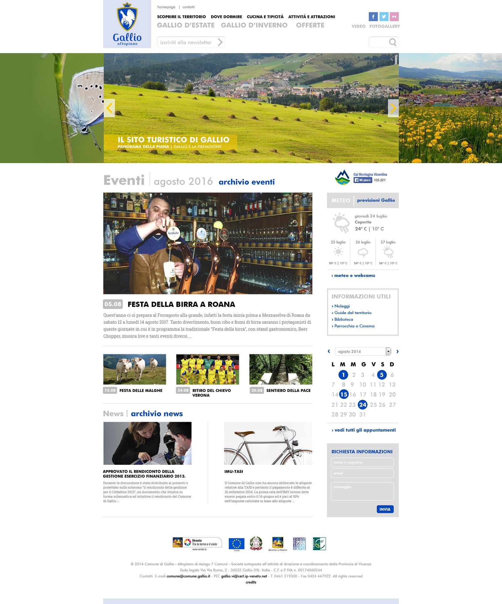 gallio.it - homepage