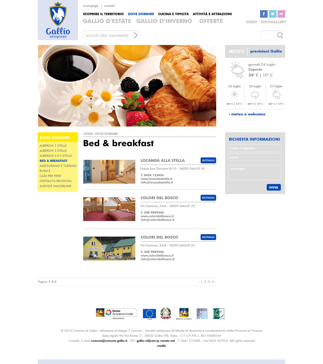 gallio.it - pagina interna
