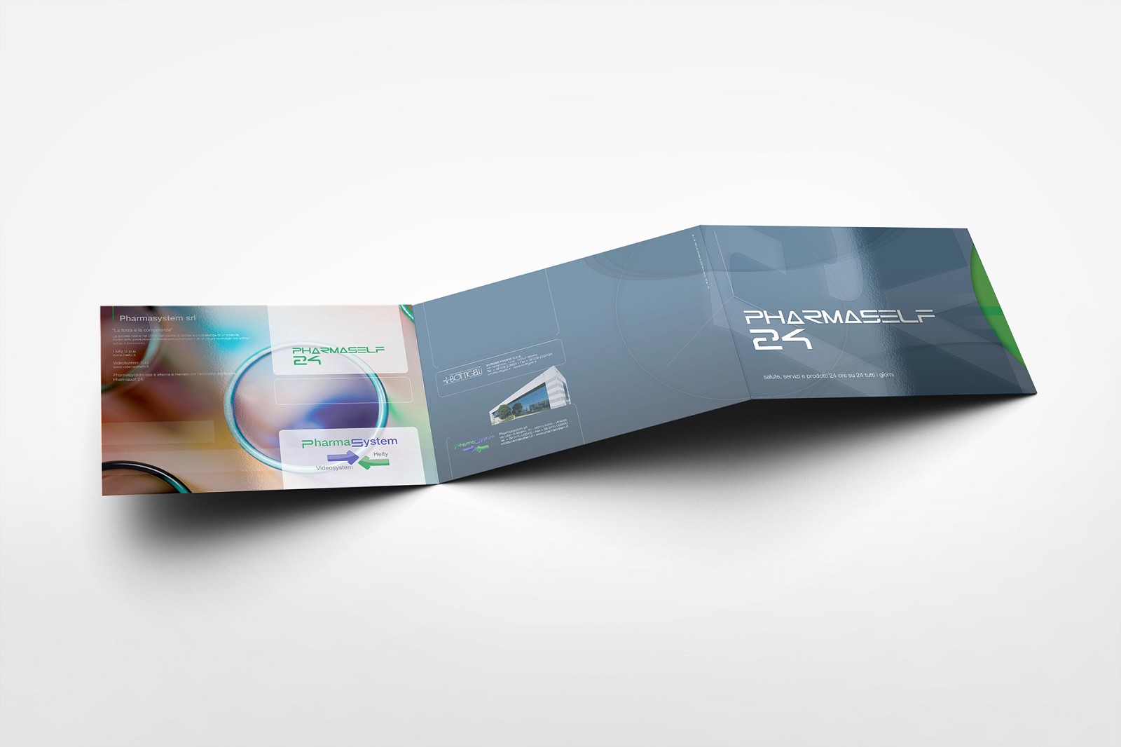 Pharmaself tri-fold brochure