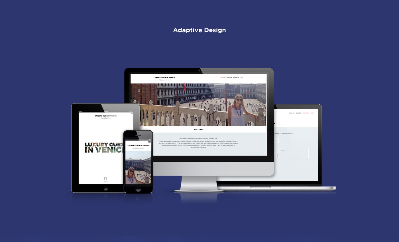 luxuryguideinvenice.com - responsive design